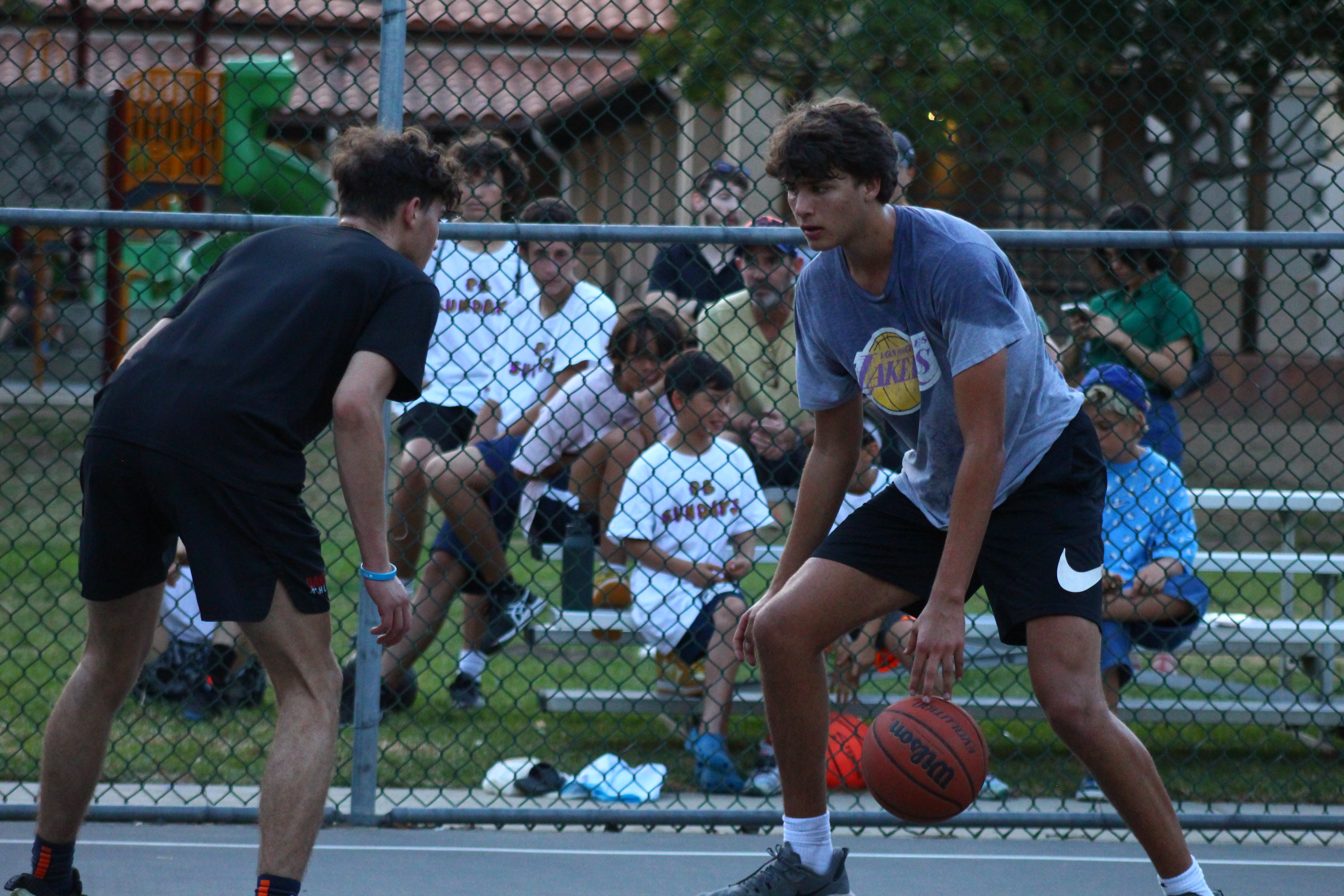 PBS basketball tournament in action