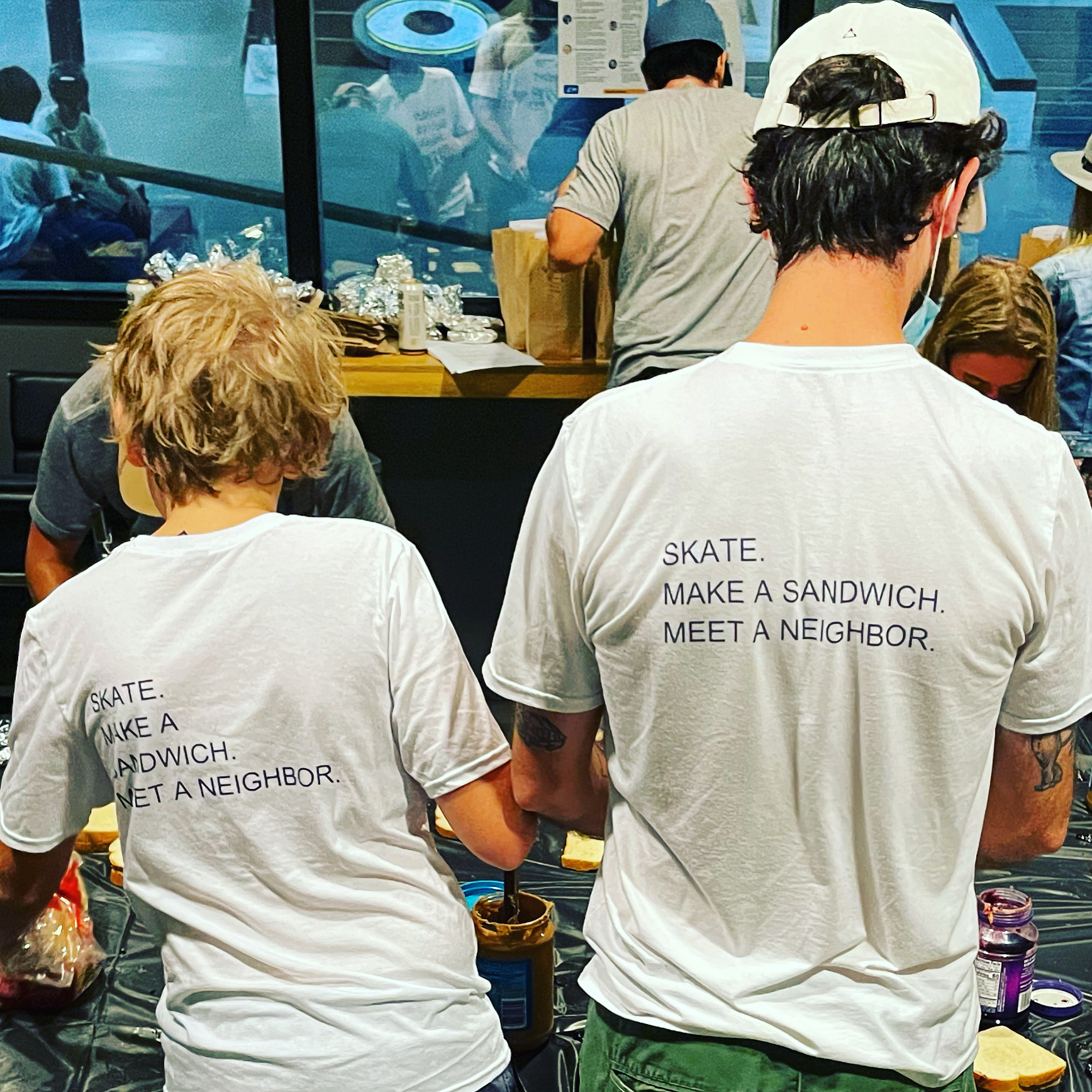 PBS sandwich making — Skate. Make a Sandwich. Meet a Neighbor.